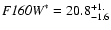 ${\it F160W}^{*} = 20.8^{+1.}_{-1.6}$