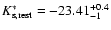 $K_{\rm s,rest}^{*} = -23.41^{+0.4}_{-1}$