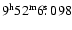 $9^{\rm h}52^{\rm m}6\hbox{$.\!\!^{\rm s}$ }098$