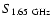 $S_{{\rm 1.65~GHz}}$