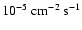 $10^{-5}~\rm cm^{-2}~s^{-1}$