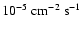 $10^{-5}\rm ~cm^{-2}~s^{-1}$