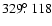 $329\hbox{$.\!\!^\circ$ }118$