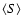 $\langle S\rangle$