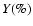 ${Y (\%)}$