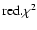 ${\rm red.} \chi^2$