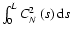 $\int_0^L C^{2}_{N}\left( s \right){\rm d}s$