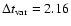$\Delta t_{\rm var} = 2.16$
