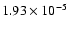 $1.93\times 10^{-5}$
