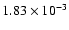 $1.83\times 10^{-3}$