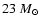 $23~M_\odot$
