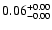 $\rm0.06^{+0.00}_{-0.00}$
