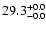 $\rm 29.3^{+0.0}_{-0.0}$