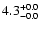 $\rm 4.3^{+0.0}_{-0.0}
$