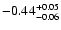 $\rm -0.44^{+0.05}_{-0.06}$