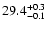 $\rm 29.4^{+0.3}_{-0.1}$