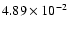 $4.89\times 10^{-2}$