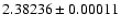 $2.38236\pm 0.00011$