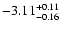 $\rm -3.11_{-0.16}^{+0.11}$