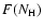 $F(N_{\rm H})$
