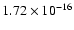 $ 1.72\times 10^{-16 } $