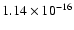 $ 1.14\times 10^{-16 } $