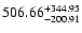 $\rm 506.66_{-200.91}^{+344.95} $