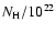 $N_{\rm H}/10^{22}$