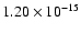 $ 1.20\times 10^{-15 } $