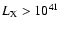 $L_{\rm X}>10^{41}$
