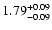 $\rm 1.79_{-0.09}^{+0.09} $