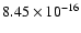 $ 8.45\times 10^{-16 } $