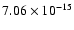 $ 7.06\times 10^{-15 } $
