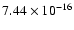 $ 7.44\times 10^{-16 } $