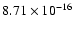 $ 8.71\times 10^{-16 } $