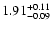 $\rm 1.91_{-0.09}^{+0.11} $