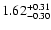 $\rm 1.62_{-0.30}^{+0.31} $