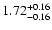 $\rm 1.72_{-0.16}^{+0.16} $