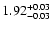 $\rm 1.92_{-0.03}^{+0.03} $