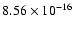 $ 8.56\times 10^{-16 }$