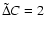 $\tilde \Delta C=2$