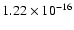 $ 1.22\times 10^{-16 } $
