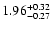 $\rm 1.96_{-0.27}^{+0.32} $