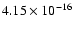 $ 4.15\times 10^{-16 } $