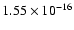 $ 1.55\times 10^{-16 } $