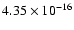 $ 4.35\times 10^{-16 } $