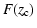 $\displaystyle F(z_{\rm c})$