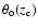 $\theta_\circ(z_{\rm c})$