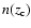 $n(z_{\rm c})$