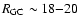 $R_{\rm GC}\sim18{-}20$